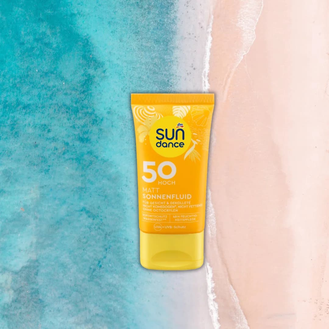 Fluide solaire visage matifiant SPF 50, 50 ml