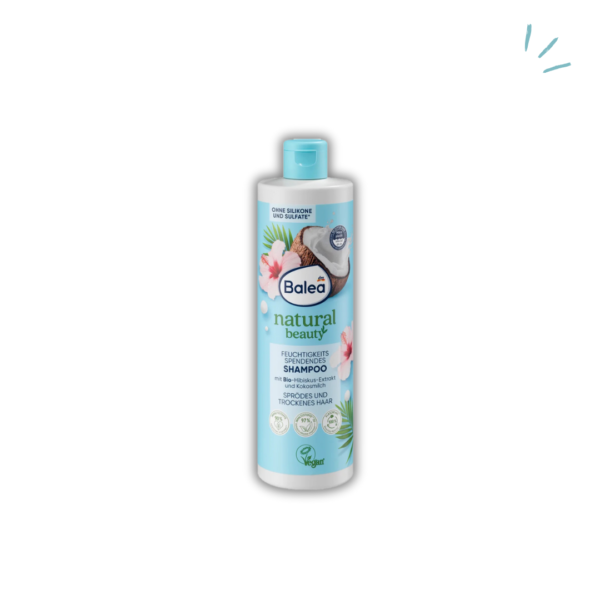 Shampooing Natural Beauty Extrait d'hibiscus bio et lait de coco, 400 ml