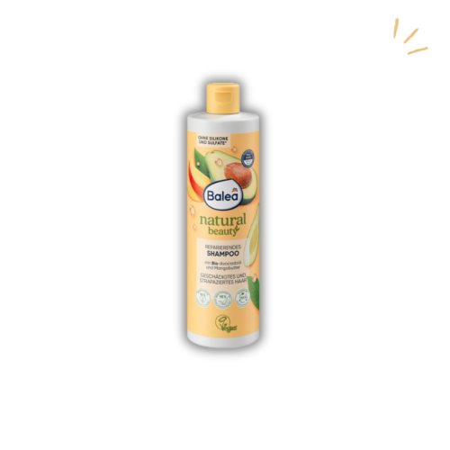 Shampooing Natural Beauty à l'huile d'avocat bio et au beurre de mangue, 400 ml