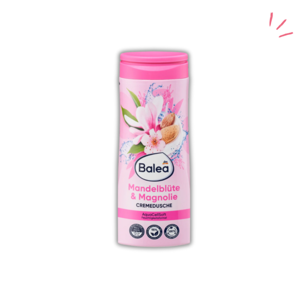 6 Crème de douche Fleur d'amandier & magnolia, 300 ml