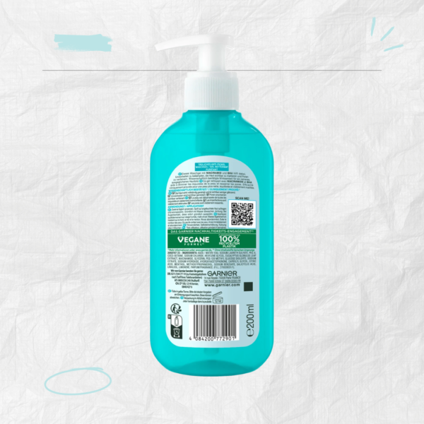 6 Gel nettoyant anti-boutons peau claire, 200 ml