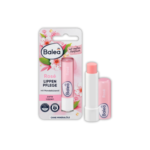 Soin des lèvres au rosé